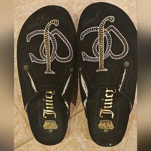 Juicy Couture Black Embellished Loafers